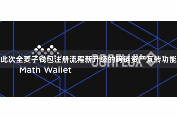 此次全麦子钱包注册流程新升级的跨链资产互转功能