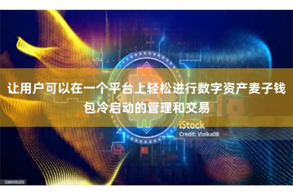 让用户可以在一个平台上轻松进行数字资产麦子钱包冷启动的管理和交易